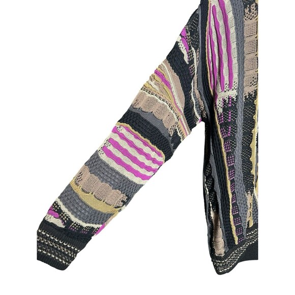 Carlo Alberto Sweater Mens Size XL Australian Hip Hop Coogi Style Vintage 3D 90s - Picture 6 of 12